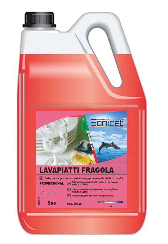 LAVAPIATTI  FRAGOLA  - 5 KG