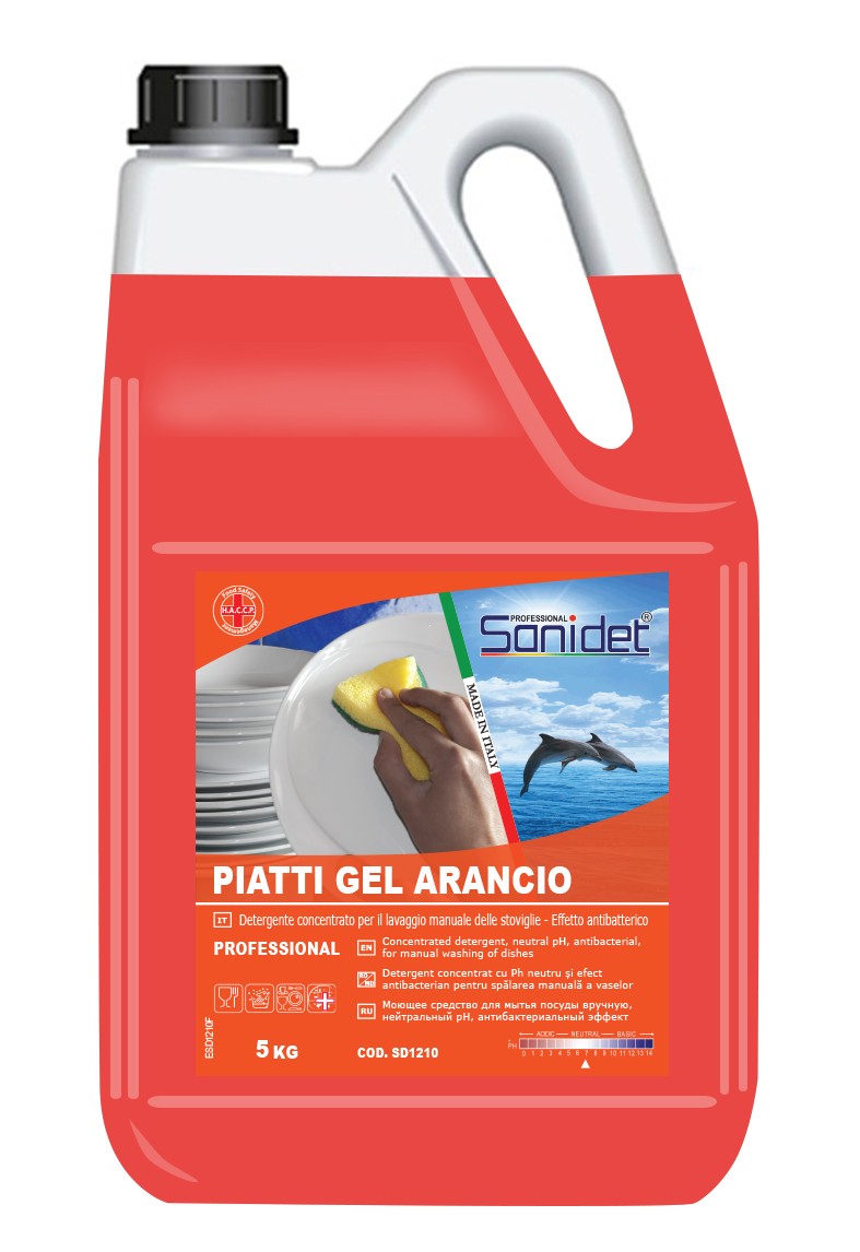  PIATTI GEL ARANCIO - 5 KG